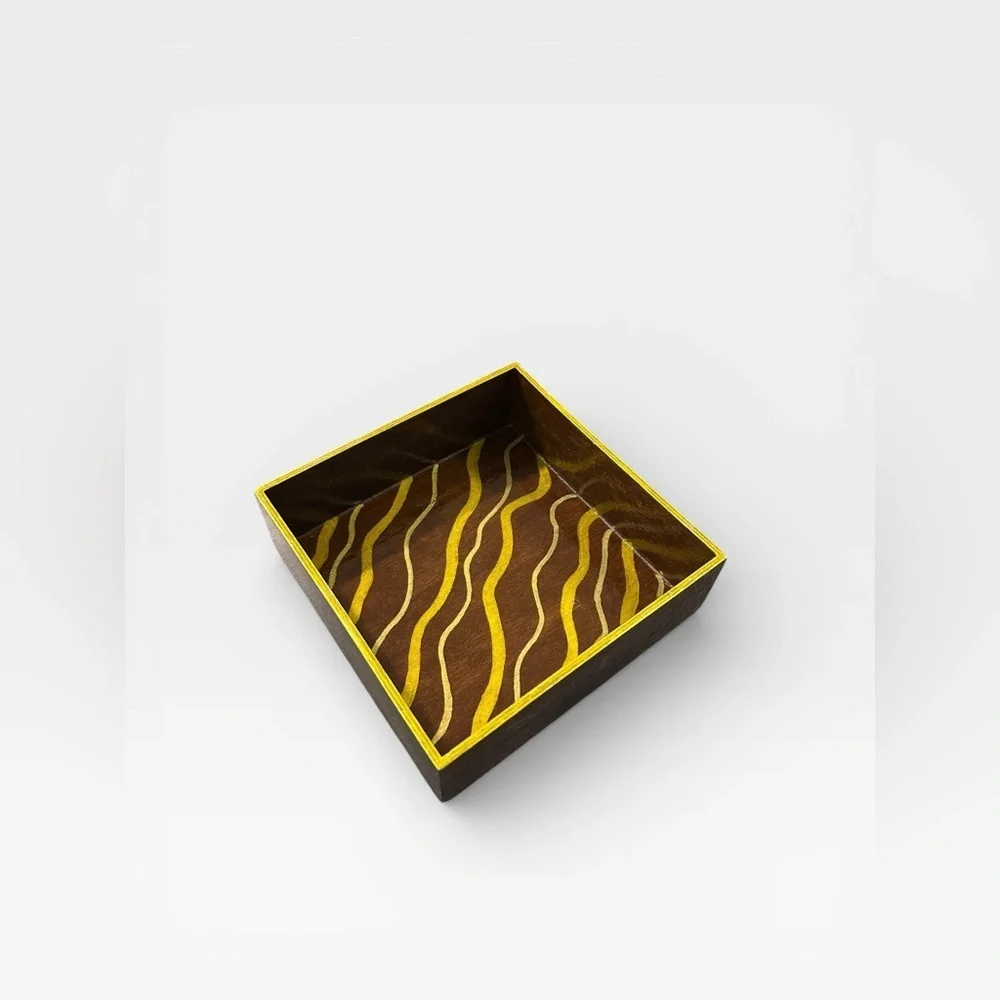 Handmade Medium Wooden Trinket Dish